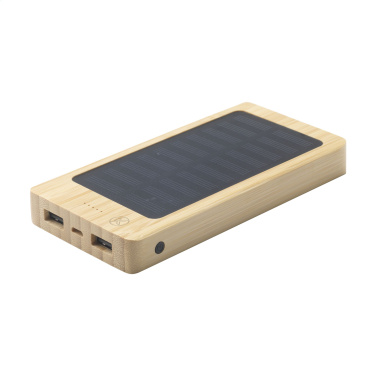 Logotrade promotional products photo of: Solar Powerbank 8000+ Wireless Charger