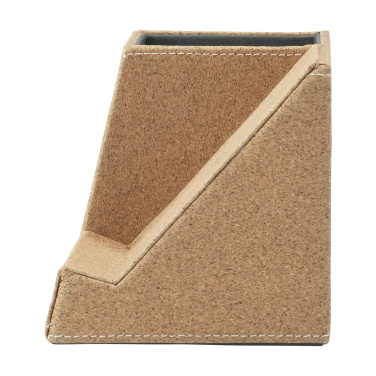 Logo trade promotional merchandise image of: Ecork Pen Holder Wireless Charger