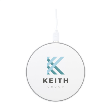 Logotrade promotional gifts photo of: Coil RCS Recycled Wireless Charger