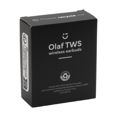 Logo trade promotional products picture of: Olaf RCS TWS Wireless Earbuds