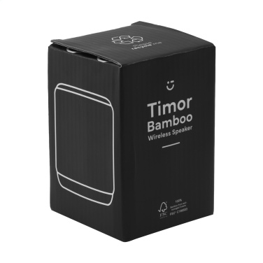 Logotrade promotional items photo of: Timor Bamboo Wireless Speaker