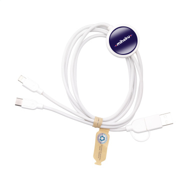 Logo trade corporate gifts picture of: Charging Cable RCS Recycled ABS-TPE