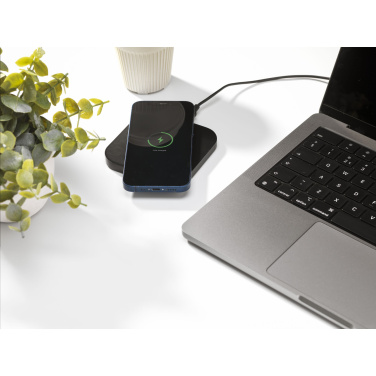 Logo trade promotional items image of: Bamboo Wireless Charger 15W