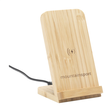 Logo trade corporate gifts picture of: Baloo Wireless Charger Stand 15W
