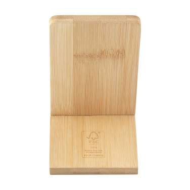 Logotrade corporate gift image of: Miyo Bamboo Phone Stand