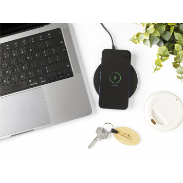 Logotrade promotional merchandise photo of: Tecco GRS Recycled Alu 15W Wireless Charger