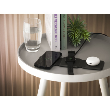 Logotrade advertising products photo of: TriCharge RCS  Recycled PU Wireless Charger