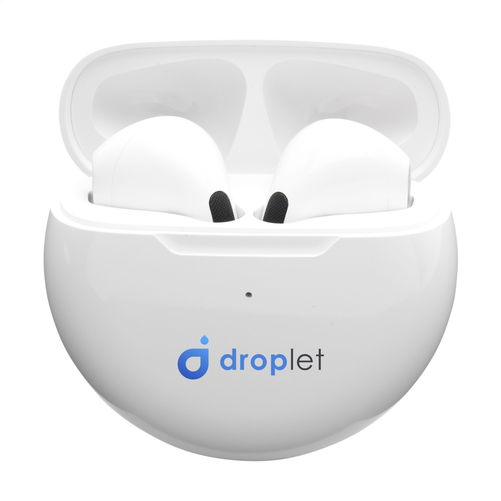 Logo trade advertising products image of: Calypso RCS Recycled Wireless Earbuds