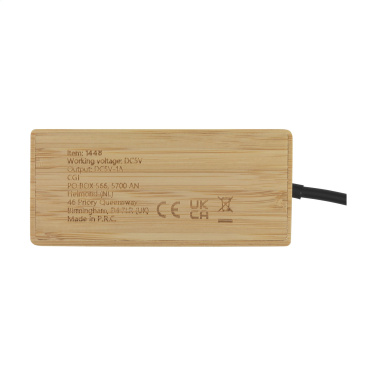 Logo trade promotional giveaways picture of: Fyra Bamboo Hub