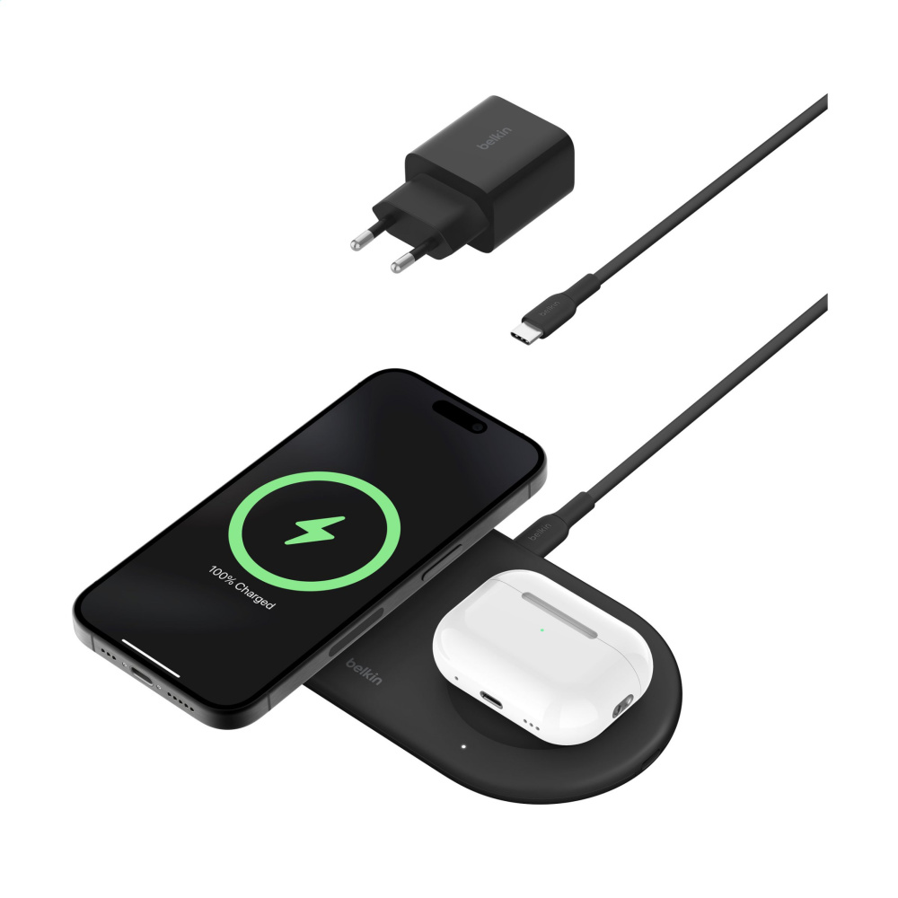 Logotrade advertising product picture of: Belkin BoostCharge Pro 2-in-1 Pad