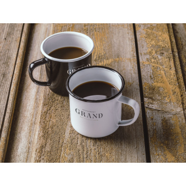 Logotrade promotional giveaway image of: Retro Enamel Mug 350 ml