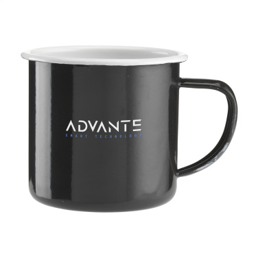Logo trade business gift photo of: Retro Enamel Mug 350 ml