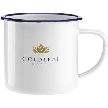 Logo trade promotional gifts picture of: Retro Enamel Mug 350 ml