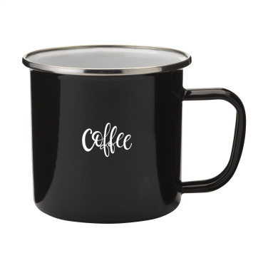 Logotrade advertising products photo of: Retro Silver Enamel Mug 350 ml