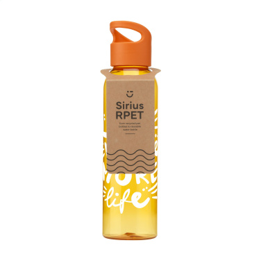 Logo trade advertising product photo of: Sirius GRS RPET 650 ml drinking bottle