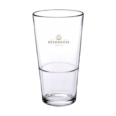 Logo trade advertising products picture of: Beer Glass Stackable 340 ml