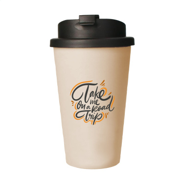 Logo trade promotional giveaways image of: Eco Coffee Mug Premium Deluxe 350 ml coffee cup
