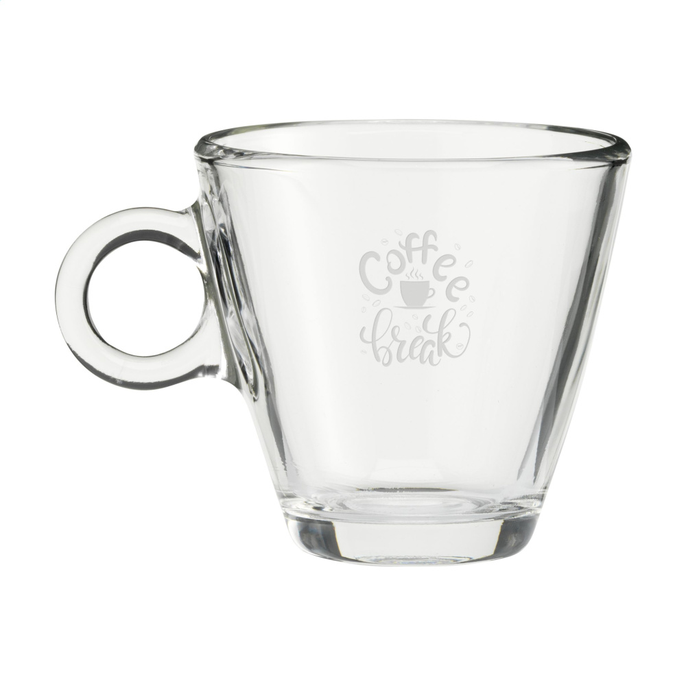 Logo trade promotional giveaways image of: Lugano Coffee Glass 230 ml
