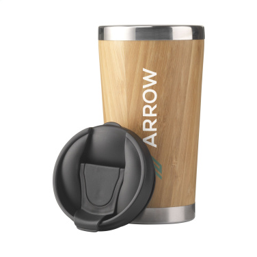 Logotrade promotional item picture of: Tokyo 450 ml bamboo thermo cup