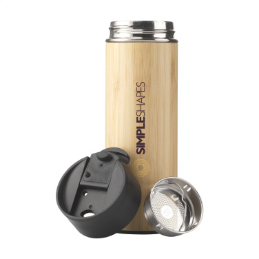 Logotrade promotional merchandise photo of: Sakura 360 ml bamboo thermo bottle/thermo cup