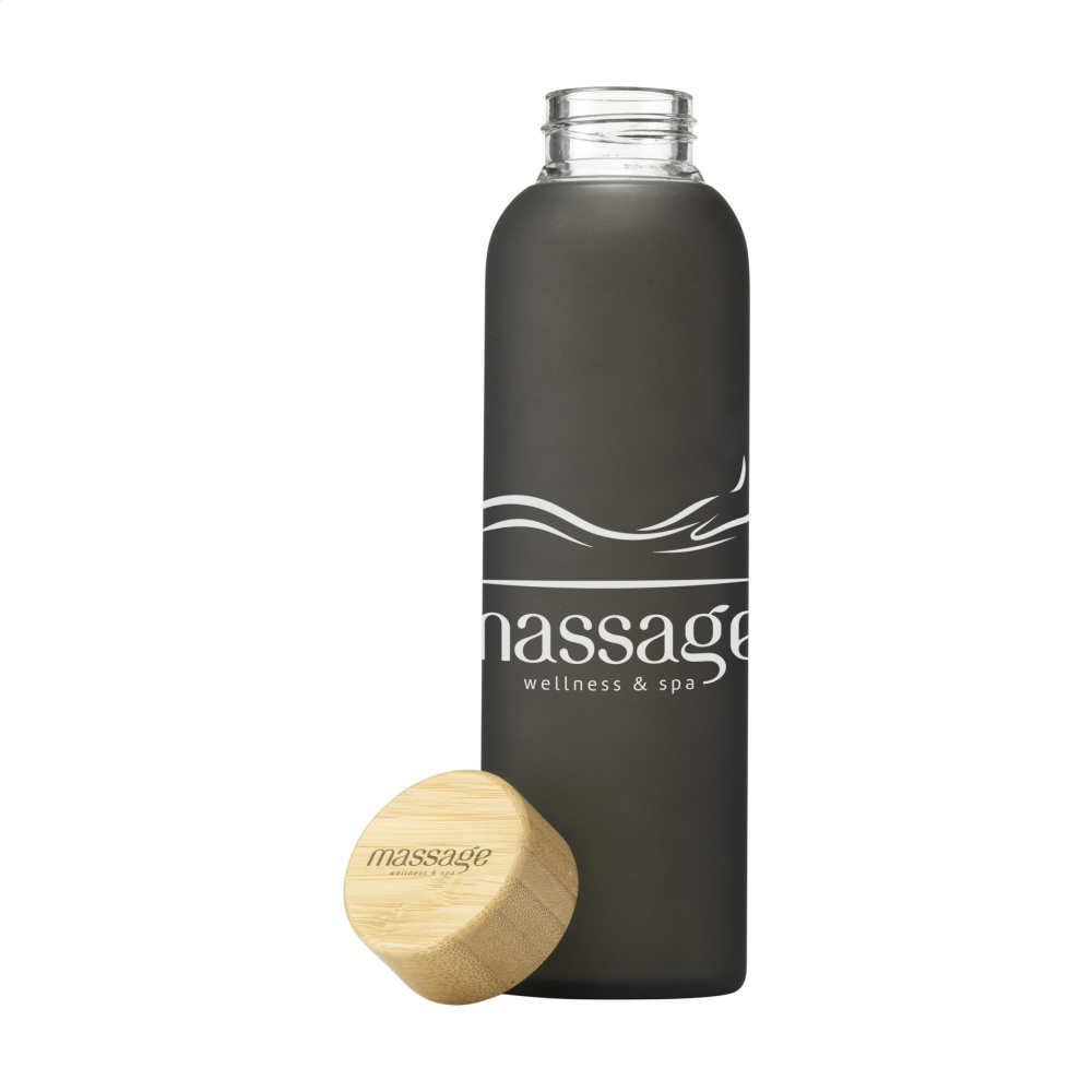 Logo trade corporate gifts image of: Frosty Glass Bottle 550 ml drinking bottle