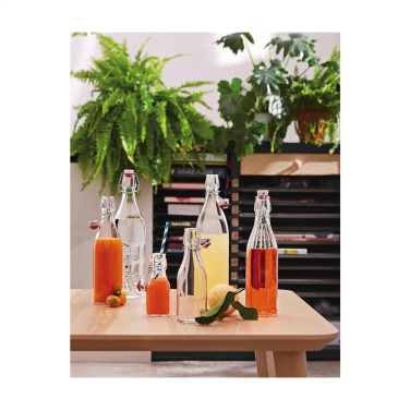 Logo trade business gifts image of: Vidrio Bottle 1 L water bottle