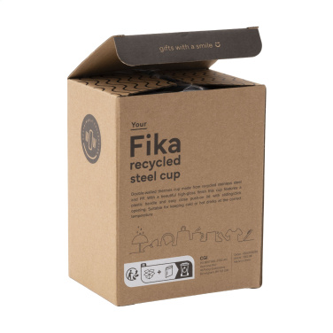 Logo trade promotional giveaways picture of: Fika RCS Recycled Steel Cup 400 ml thermo cup