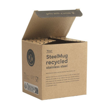 Logo trade corporate gifts image of: SteelMug RCS Recycled Steel 220 ml