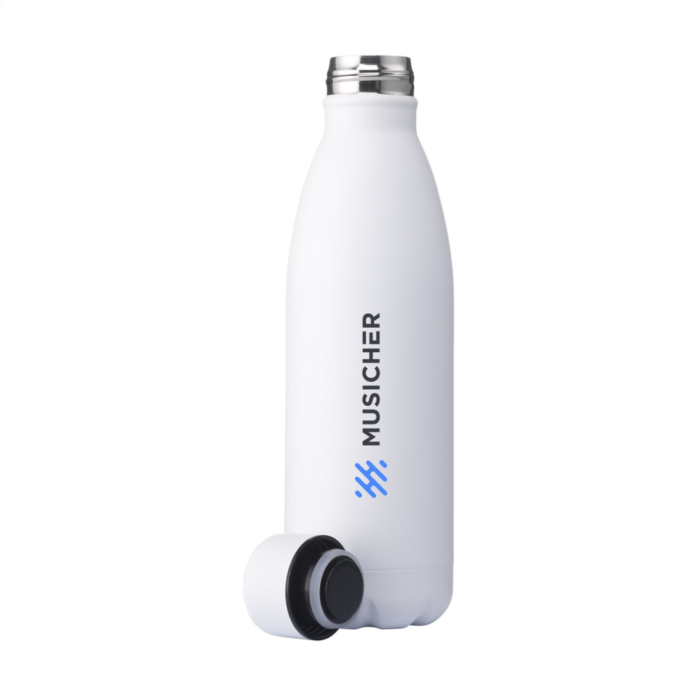 Logo trade advertising product photo of: Topflask Premium RCS Recycled Steel drinking bottle