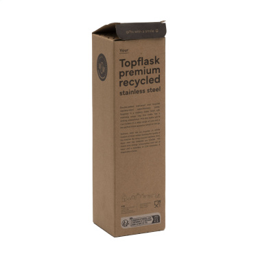 Logo trade advertising products image of: Topflask Premium RCS Recycled Steel drinking bottle