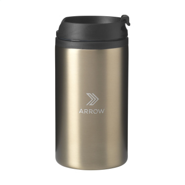 Logo trade promotional gifts picture of: Thermo Can RCS Recycled Steel 300 ml thermo cup