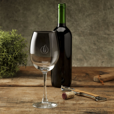 Logo trade promotional item photo of: Smokey Wine Glass 465 ml