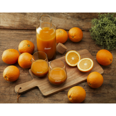 Logo trade promotional giveaways image of: Smokey Water Glass 450 ml
