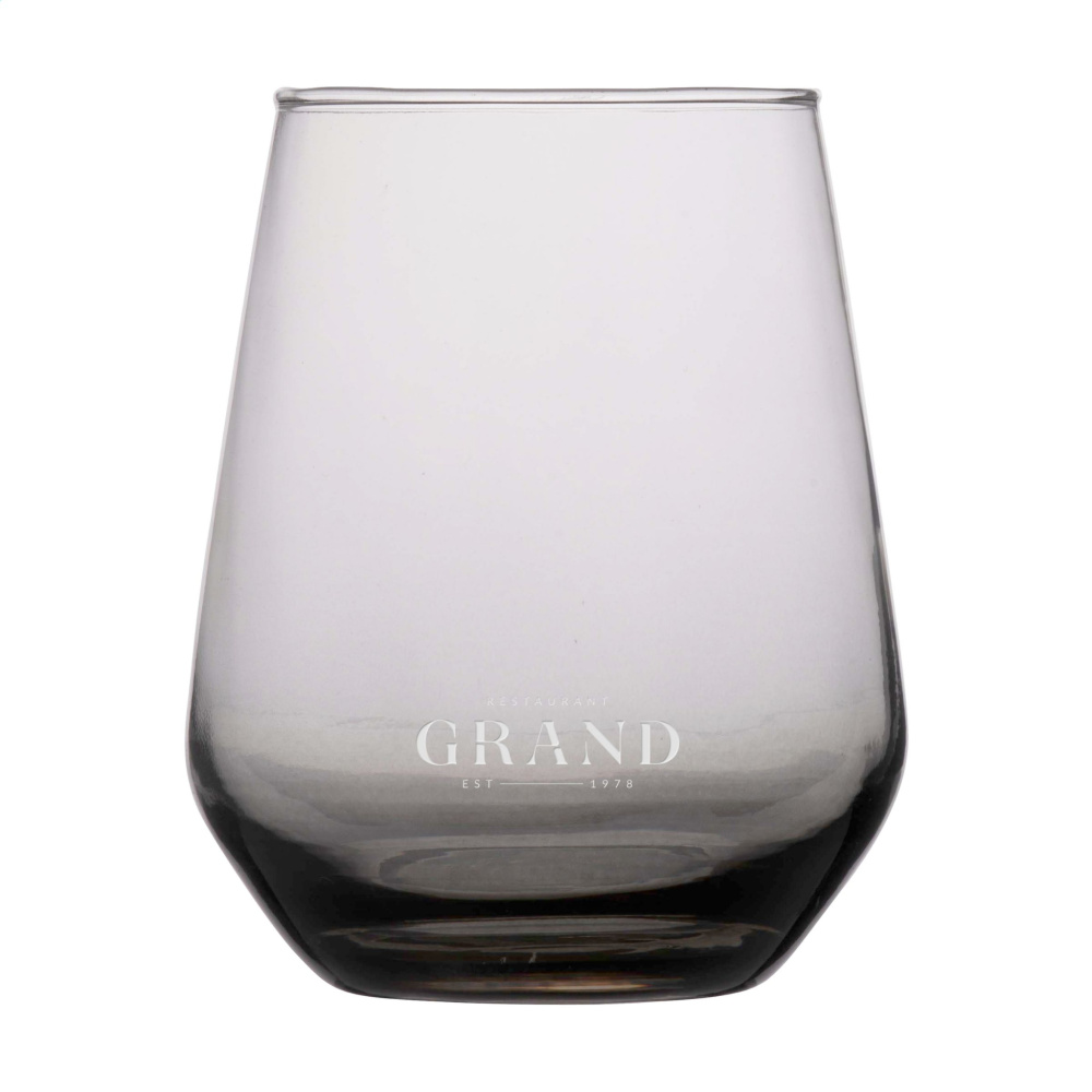 Logo trade business gift photo of: Smokey Water Glass 450 ml