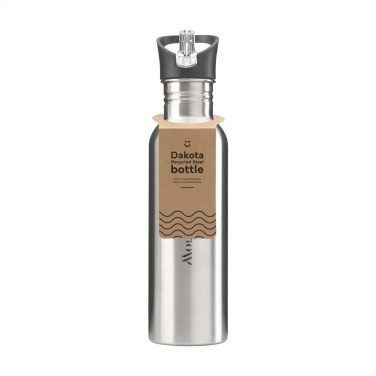 Logo trade promotional merchandise image of: Dakota RCS Recycled Steel Bottle 750 ml