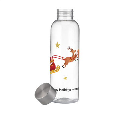 Logo trade promotional giveaway photo of: Senga GRS RPET Bottle 500 ml X-Mas