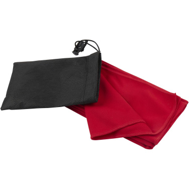 Logo trade business gifts image of: Lucas RPET sport towel 30x80 cm