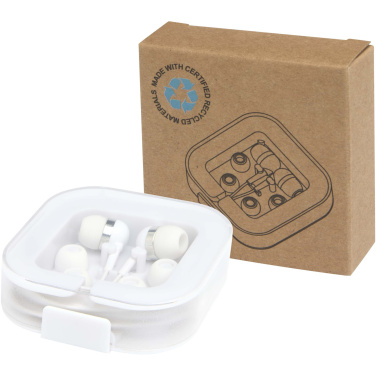 Logotrade promotional gift image of: Baekdu wired Type-C headset with recycled plastic storage box