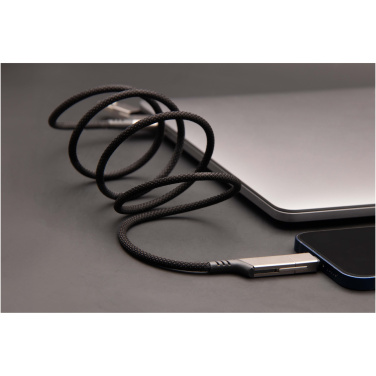 Logotrade promotional products photo of: SCX.design C52 100W 4-in-1 rPET magnetic ultra fast charging cable 