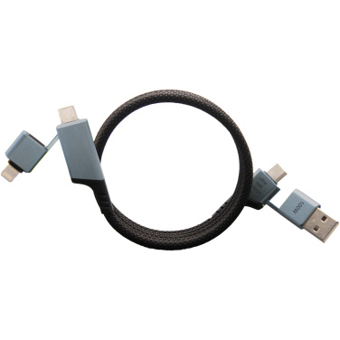 Logotrade advertising product image of: SCX.design C52 100W 4-in-1 rPET magnetic ultra fast charging cable 