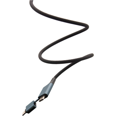 Logotrade corporate gift image of: SCX.design C52 100W 4-in-1 rPET magnetic ultra fast charging cable 