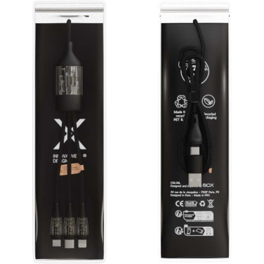Logotrade promotional products photo of: SCX.design C50 5-in-1 fast charging 100W/5A cable with digital display