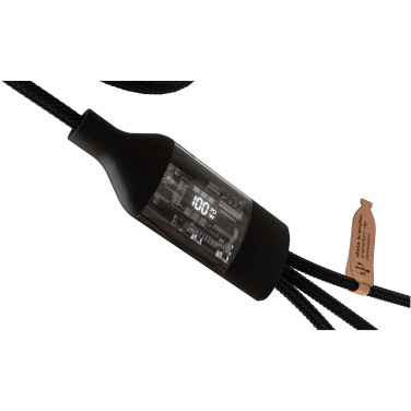 Logotrade promotional giveaways photo of: SCX.design C50 5-in-1 fast charging 100W/5A cable with digital display