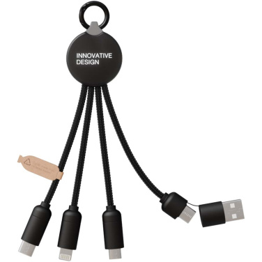 Logo trade promotional merchandise picture of: SCX.design C14 15W 5-in-1 charging cable