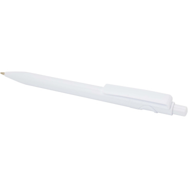 Logo trade promotional giveaway photo of: Unica recycled plastic ballpoint pen (black ink)