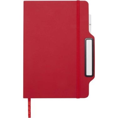 Logotrade promotional product image of: Nexus A5 hard cover notebook with pen and pencil combo (black ink)