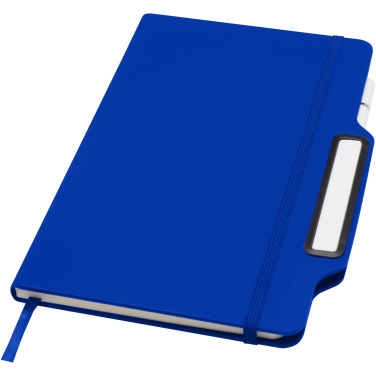 Logo trade corporate gift photo of: Nexus A5 hard cover notebook with pen and pencil combo (black ink)