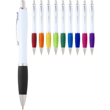 Logotrade advertising product image of: Nash recycled plastic ballpoint pen (blue ink)