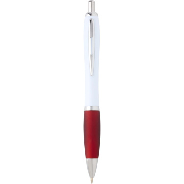 Logo trade promotional giveaways picture of: Nash recycled plastic ballpoint pen (blue ink)