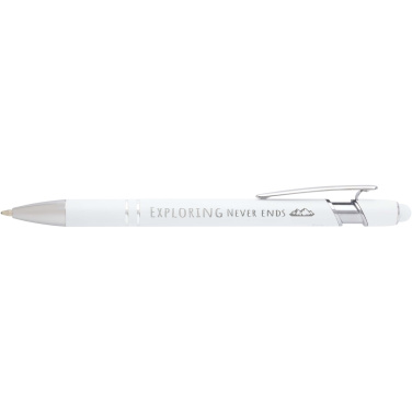 Logotrade promotional item image of: Kish ballpoint pen with silver finish (blue ink)